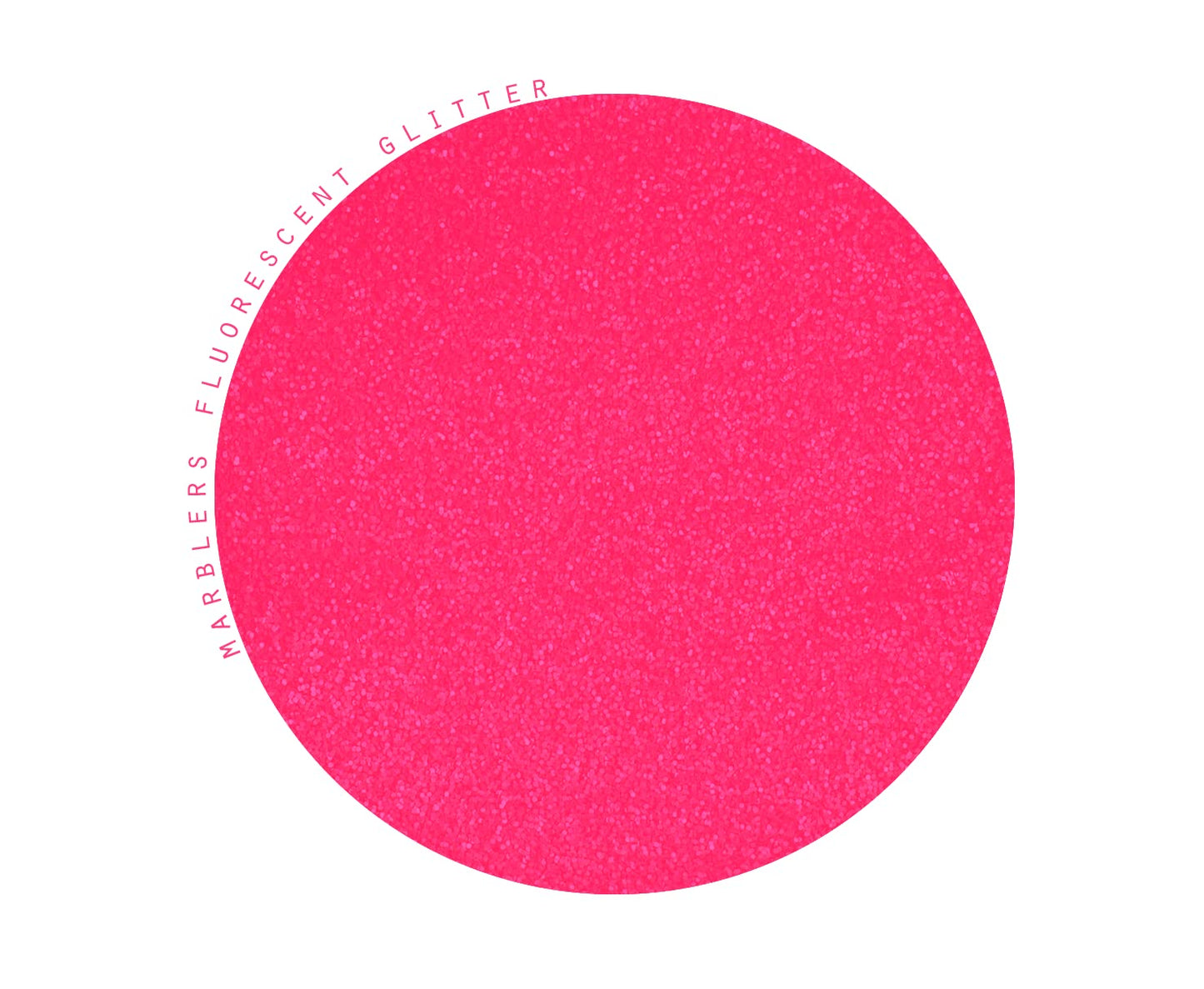 MARBLERS Neon Face & Body Glitter [Fluorescent Pink] 0.18oz (5g) | Fine | Non-Toxic | Vegan | Cruelty-Free | Ethically Sourced | Festival Makeup |