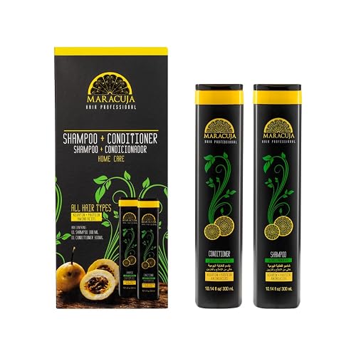 Maracuja Shampoo & Conditioner set - Sulfate and Paraben-free - For all hair types (Pack of 2) - 10.14 fl oz