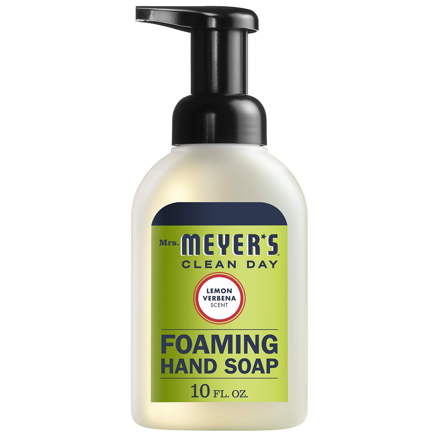 Mrs. MEYER'S CLEAN DAY Foaming Hand Soap, Lemon Verbena Scent, 10 Fl oz (Pack of 2)
