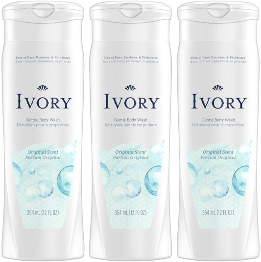 Ivory Body Wash - Original - 12 oz - 3 pk Beauty & Personal Care Ivory