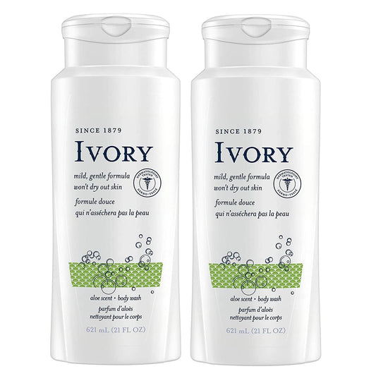 Ivory Scented Body Wash, Aloe 21 oz (Pack of 2) Beauty & Personal Care Ivory