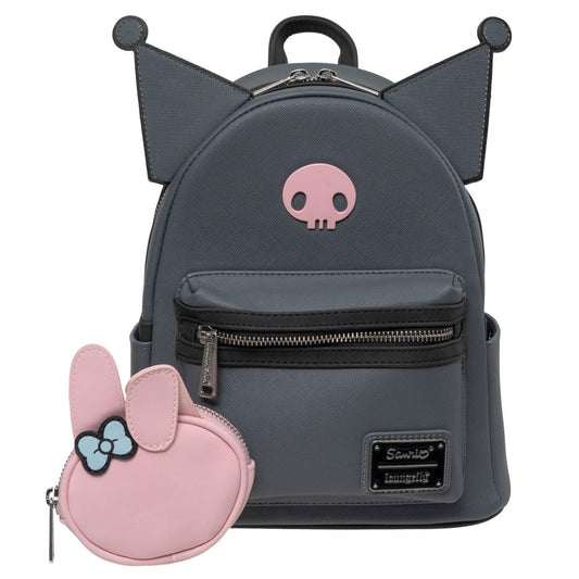 Loungefly Sanrio Kuromi and My Melody Best Friends Forever Exclusive Mini-Backpack with Coin Purse