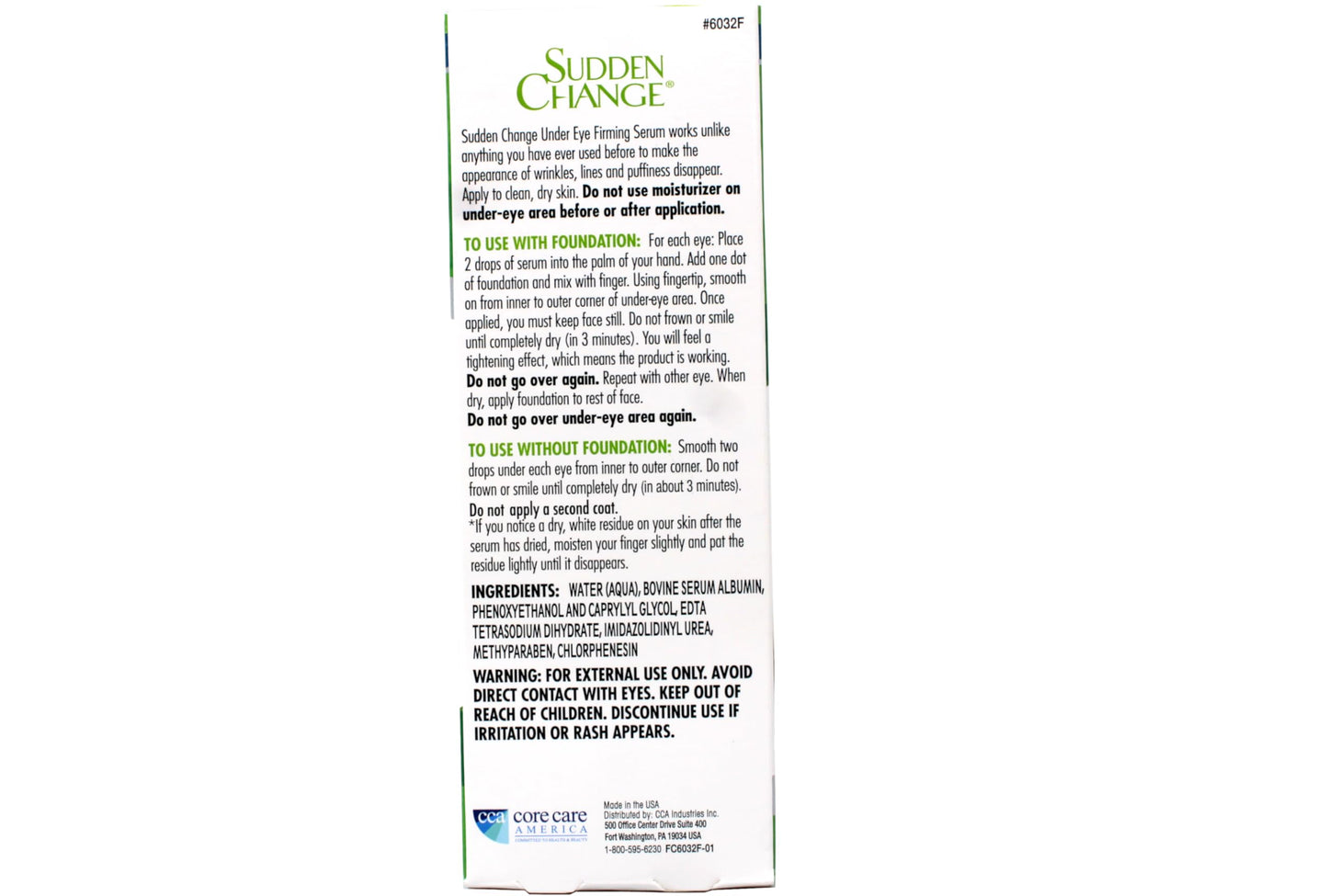 Sudden Change Under-Eye Firming Serum 0.23 oz (Pack of 8) Beauty & Personal Care Sudden Change
