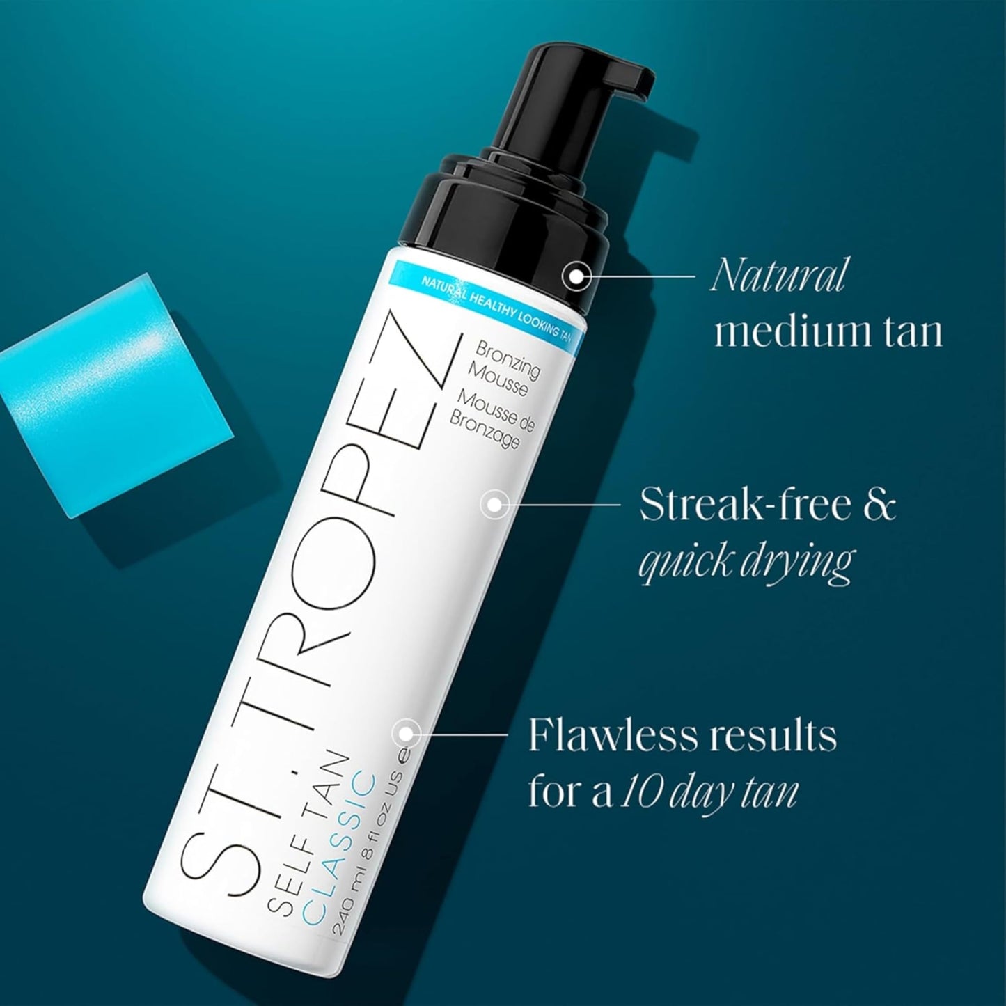 St.Tropez Classic Bronzing Self Tan Mousse for Streak-Free, Golden Tinted, Natural-Looking Tan, 8 Fl Oz Beauty and Personal Care St.Tropez