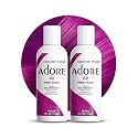 Adore Semi Permanent Hair Color (082 Pink Rose) (2 Pack) | Vegan & Cruelty-Free Pink Hair Dye | No Ammonia, No Peroxide, No Alcohol | 4 Fl Oz