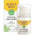 Burt's Bees Calming Eye Cream With Aloe and Rice Milk, Moisturizes Without Causing Redness or Irritation, 98.7 Percent Natural Origin Skin Care, 0.5