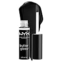 NYX PROFESSIONAL MAKEUP Butter Gloss, Non-Sticky Lip Gloss - Licorice (Black)