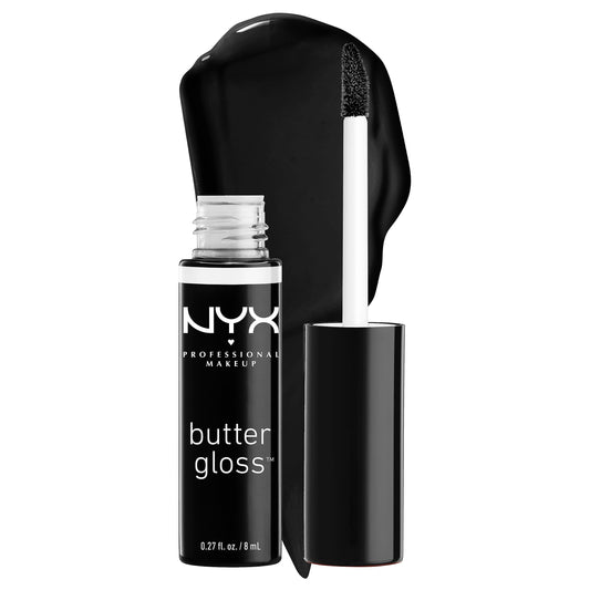 NYX PROFESSIONAL MAKEUP Butter Gloss, Non-Sticky Lip Gloss - Licorice (Black) Beauty & Personal Care NYX PROFESSIONAL MAKEUP