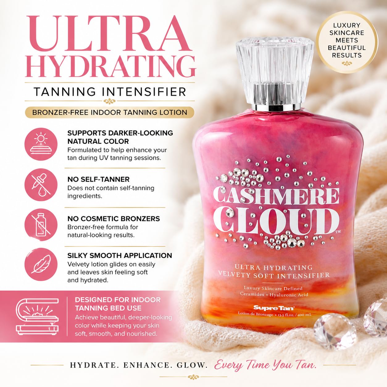 Cashmere Cloud Intensifier Velvety Soft Intensifier featuring Melanobronze 13.5oz
