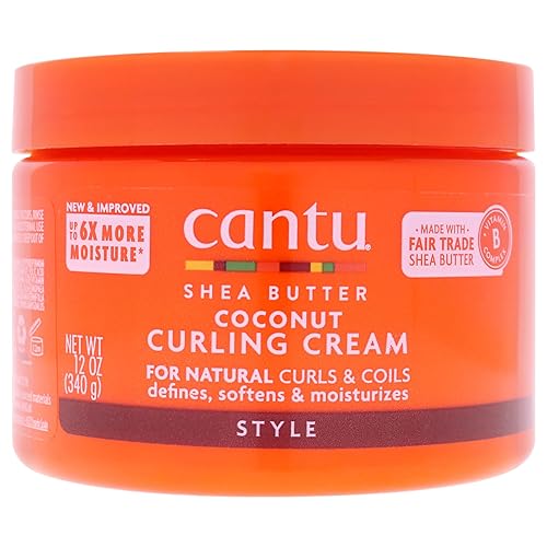 Shea Butter Coconut Curling Cream by Cantu for Unisex - 12 oz Cream