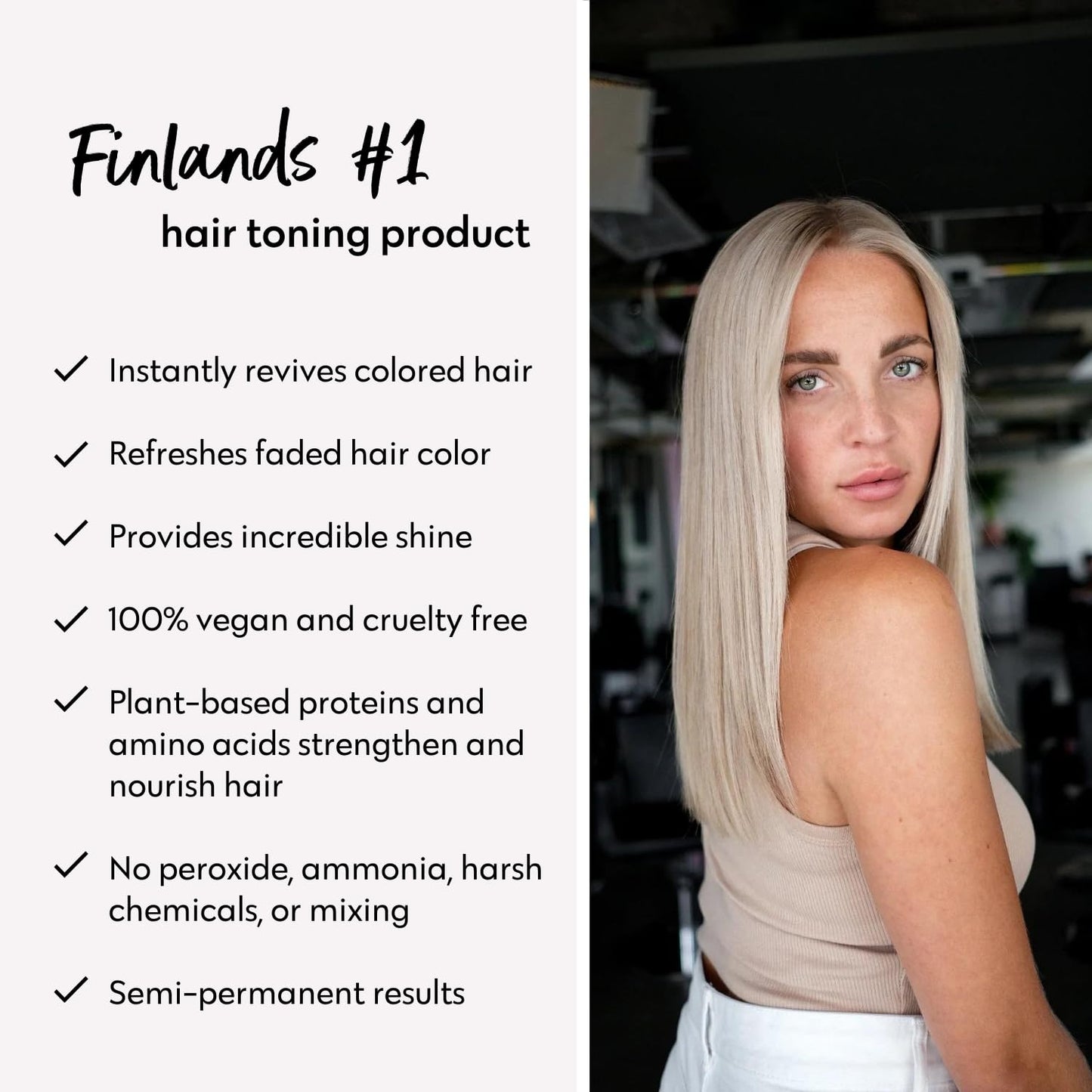 FOUR REASONS Color Mask Cool Sand Blonde Hair Gloss, Depositing Conditioner Beauty and Personal Care FOUR REASONS