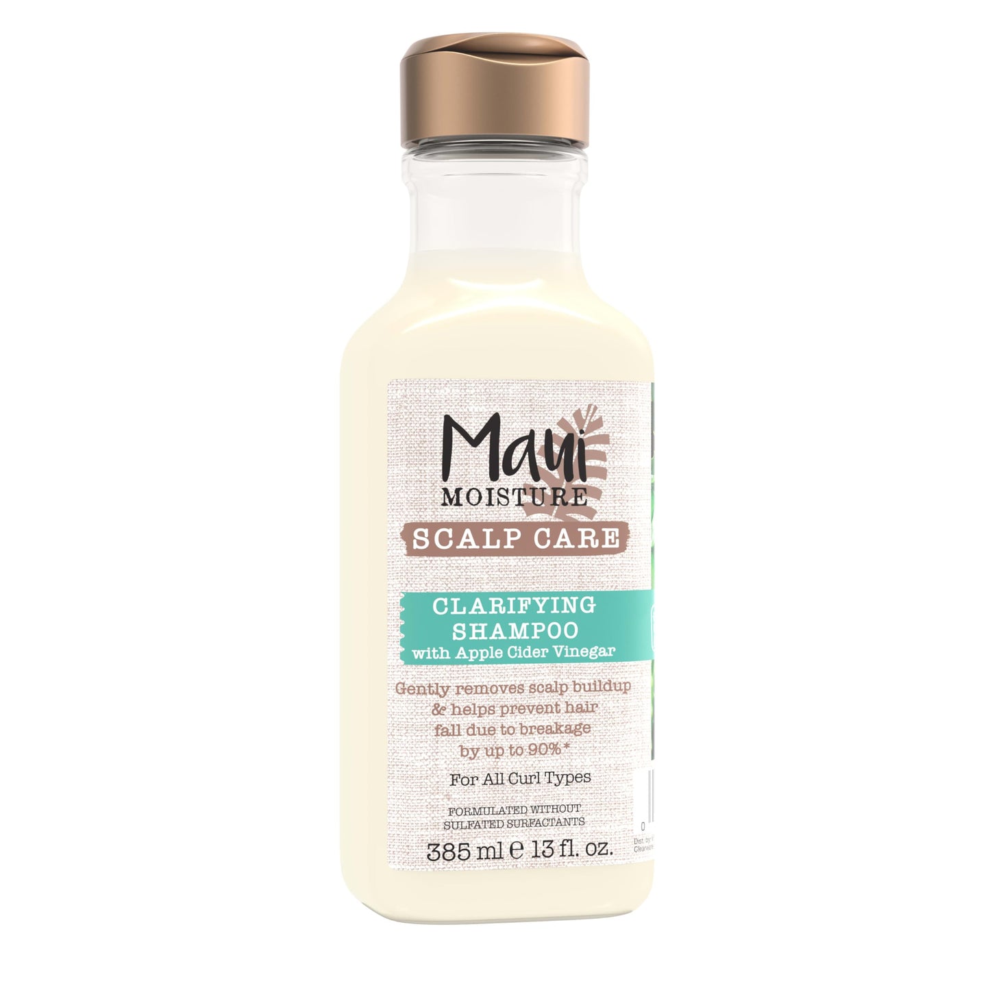 Maui Moisture Scalp Care Clarifying Shampoo, Apple Cider Vinegar Curly Hair Shampoo Moisturizes & Removes Scalp Build-Up, Sulfate-Free Surfactants, 13 Beauty and Personal Care Maui Moisture Default Title