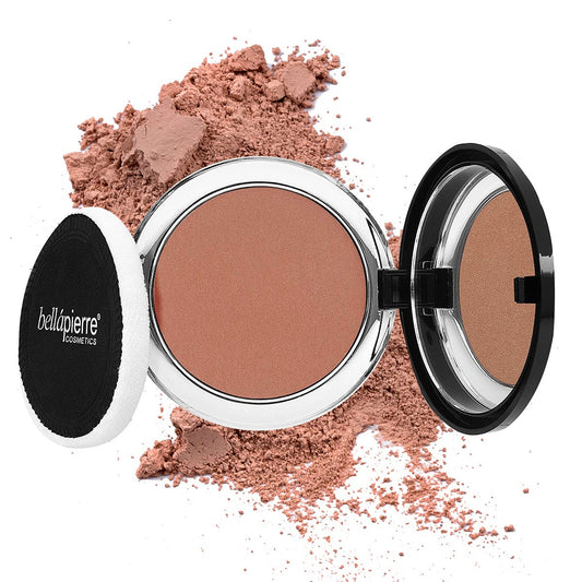 bellapierre Compact Mineral Blush | Warm Dewy Glow | Non-Toxic and Paraben Free | Suitable for All Skin Types | Compact Case - 0.35-Ounce - Autumn
