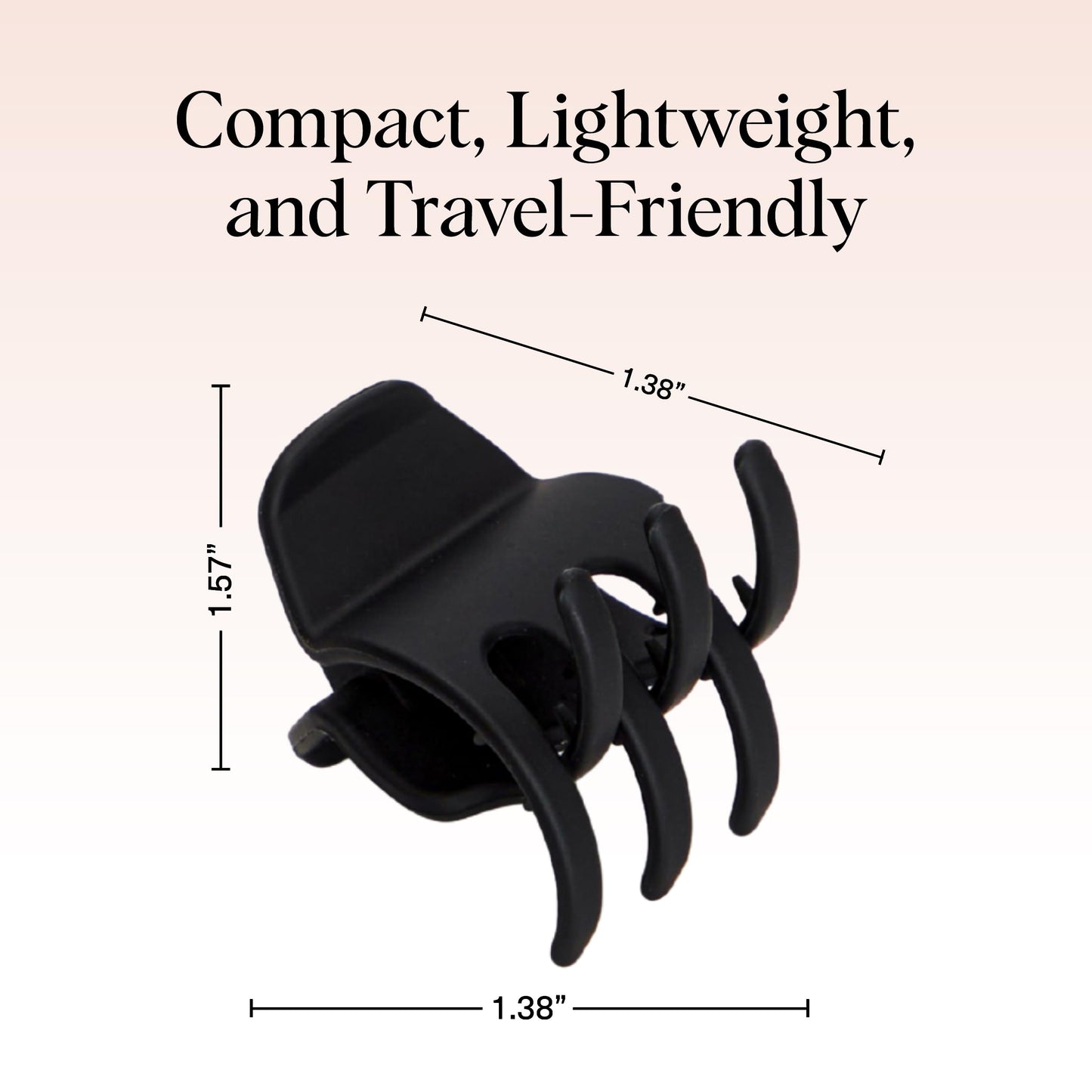 Kitsch Eco-Friendly Medium Claw Clips - Cute & Stylish Short Hair Accessories for Women, Girls | Ideal Size for Any Hairstyles | Ideal Gifts