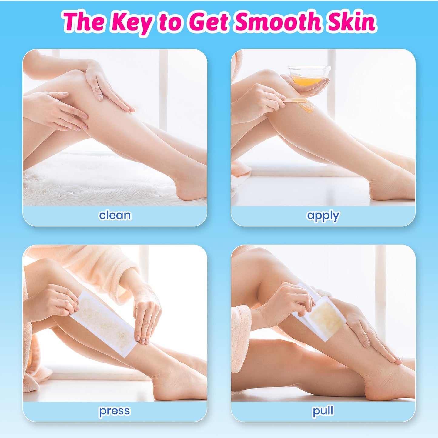 Mirucoo Non-woven Wax Strip Roll for Body and Facial Hair Removal, 3 Inches x 60 Yards Pack Salon Quality Epilating Roll