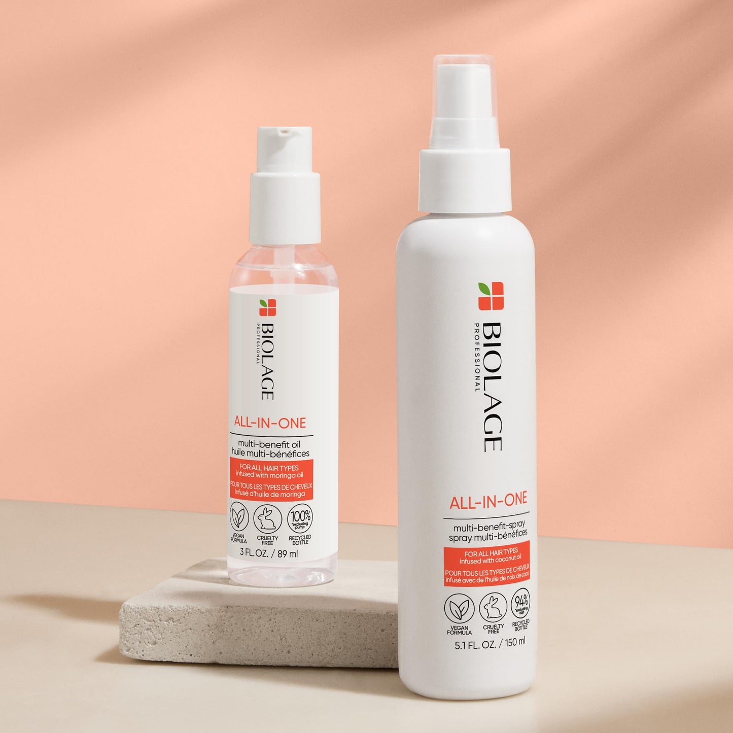 Biolage All-In-One Coconut Infusion | Multi-Benefit Treatment Spray For All Hair Needs | With Coconut | For All Hair Types | Sulfate & Paraben-Free |