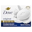 Dove Beauty Bar Soap Original, for Soft, Smooth Skin, with 1/4 Moisturizing Cream 2.6 oz