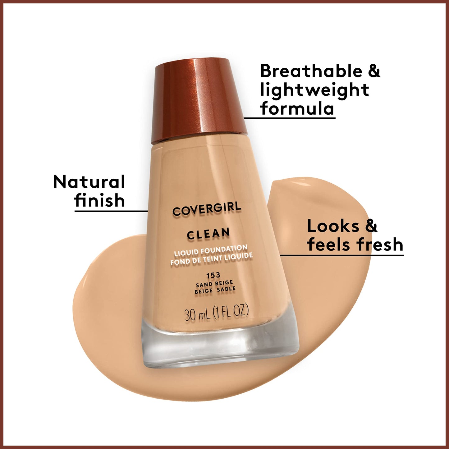 CoverGirl Clean Liquid Makeup - Classic Ivory (110)