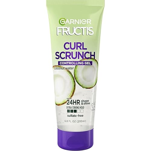 Garnier Fructis Style Curl Scrunch Controlling Gel 6.8 oz (Pack of 2)