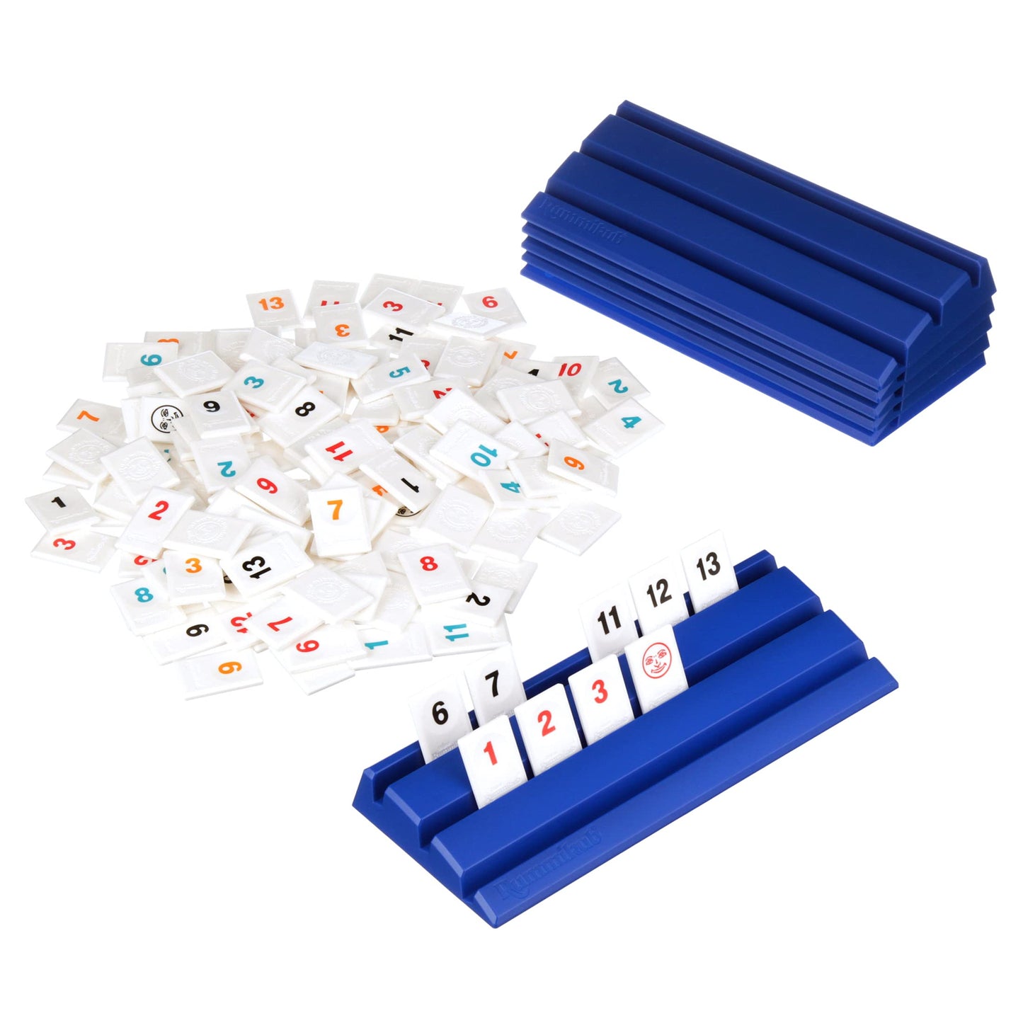 Rummikub Six Player Edition - The Classic Rummy Tile Game - More Tiles and More Players for More Fun! by Pressman , Blue