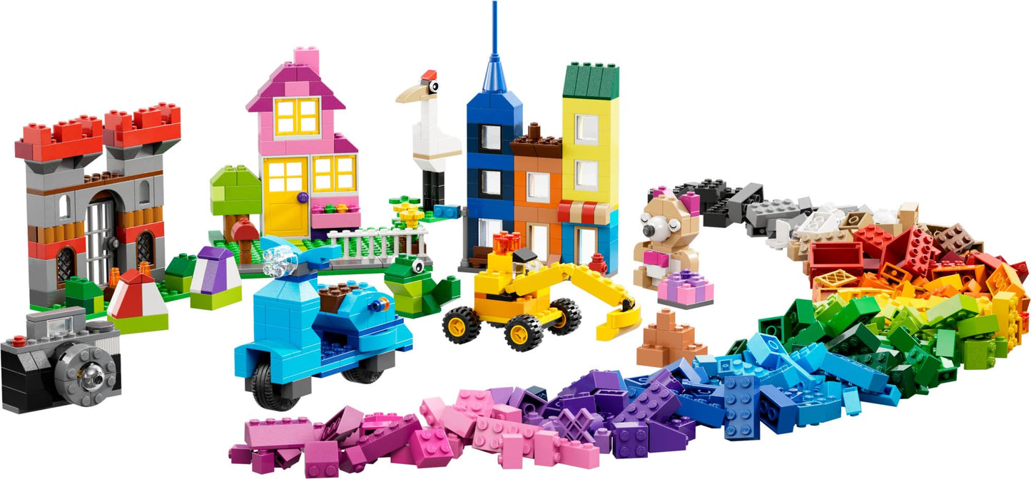 LEGO Classic Large Creative Brick Box 10698, Building Set with Storage, Fun Interactive Toy for Kids, Boys & Girls, Great for Home or Classroom