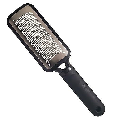 P2P Nails Foot File and Callus Remover - Metal Tool to Remove Dry Skin - Salon Style Dead Skin Remover for Wet and Dry Feet - Professional Foot File