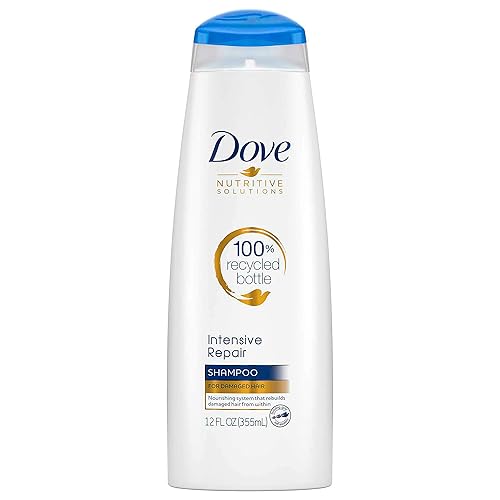 Dove Nutritive Solutions Strengthening Shampoo for Damaged Hair Intensive Repair Dry Hair Shampoo With Keratin Actives 12 oz