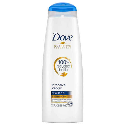 Dove Nutritive Solutions Strengthening Shampoo for Damaged Hair Intensive Repair Dry Hair Shampoo With Keratin Actives 12 oz