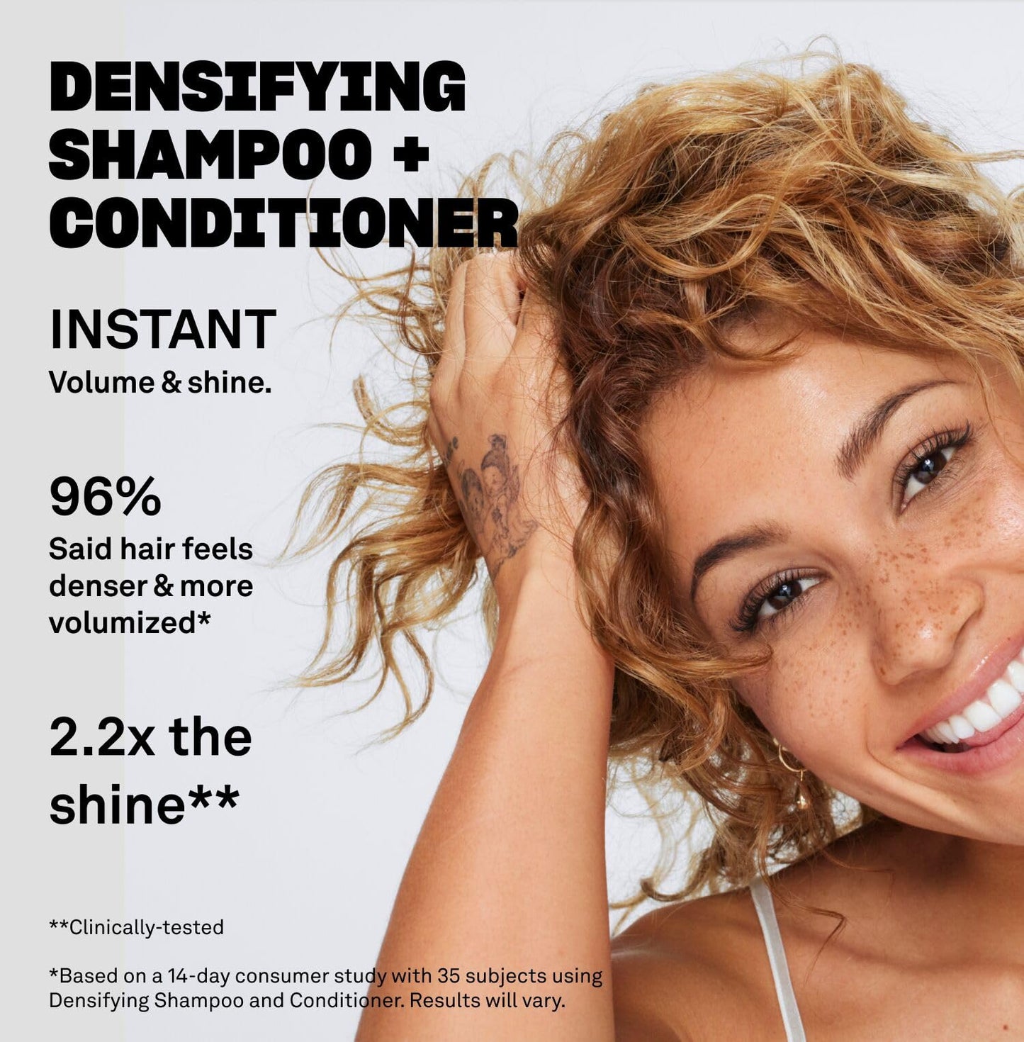Babe Original Densifying Shampoo & Conditioner Volumizing Conditioner for Fine or Dry/Damaged Hair | Aloe Vera, Ceramides, Rice Protein for Fuller +