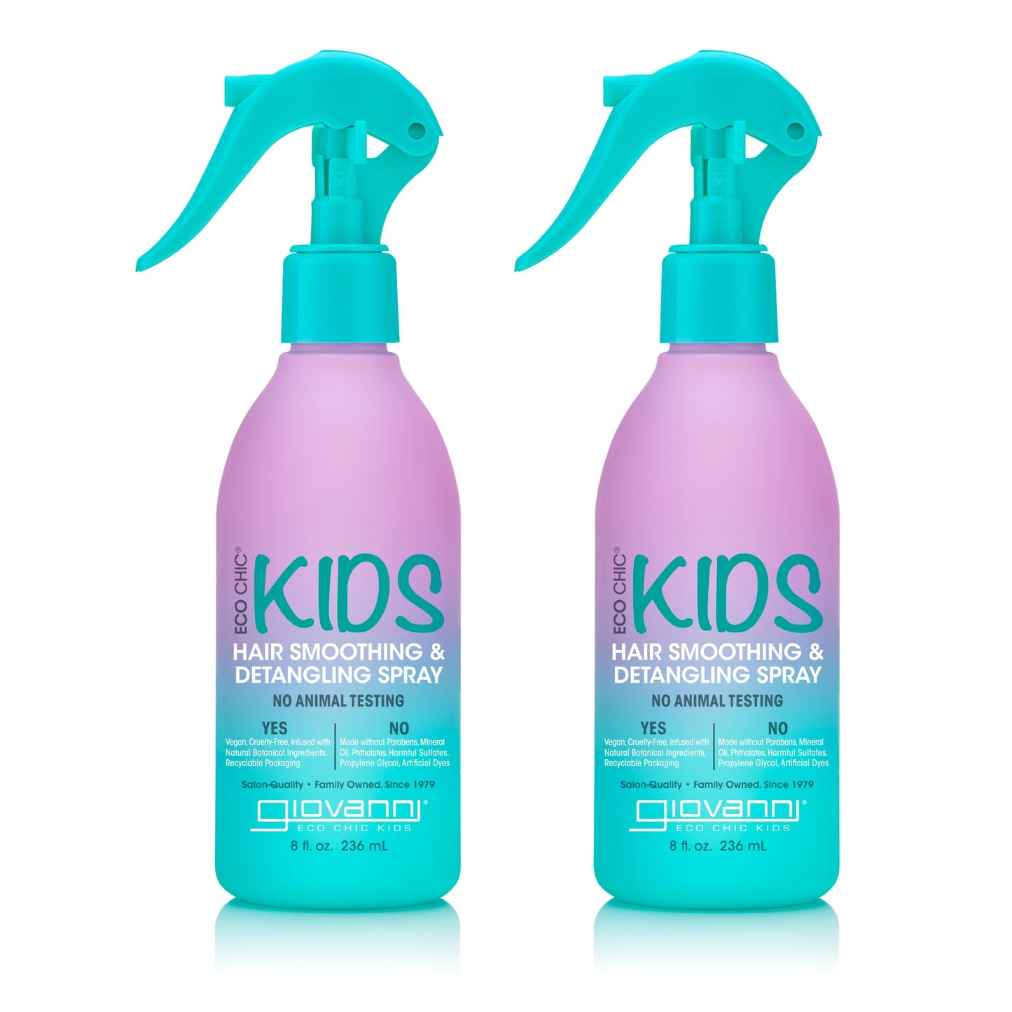 Eco Chic KIDs Hair Smoothing & Detangling Spray - Detangler Spray For Kids, Kids Detangler Spray, Hair Detangler Spray For Kids, Salon Quality