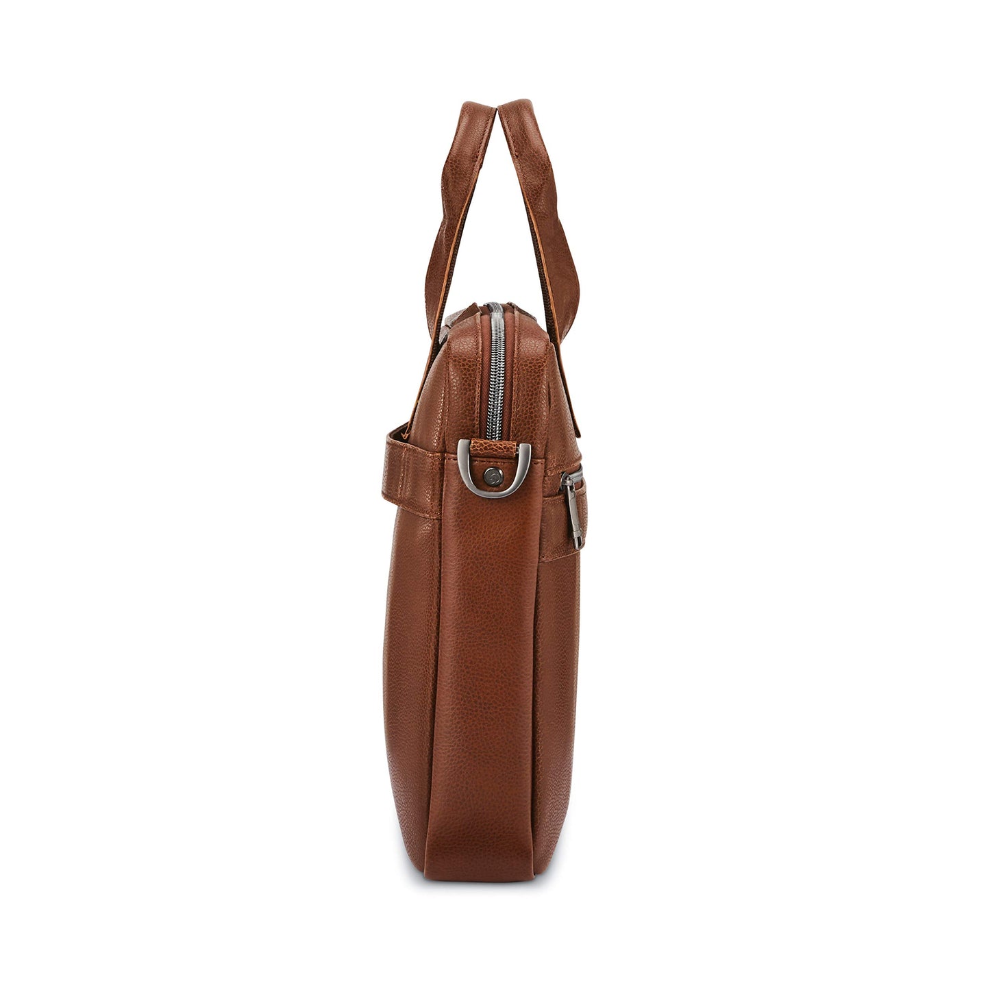 Samsonite Men's Cognac Leather Briefcase