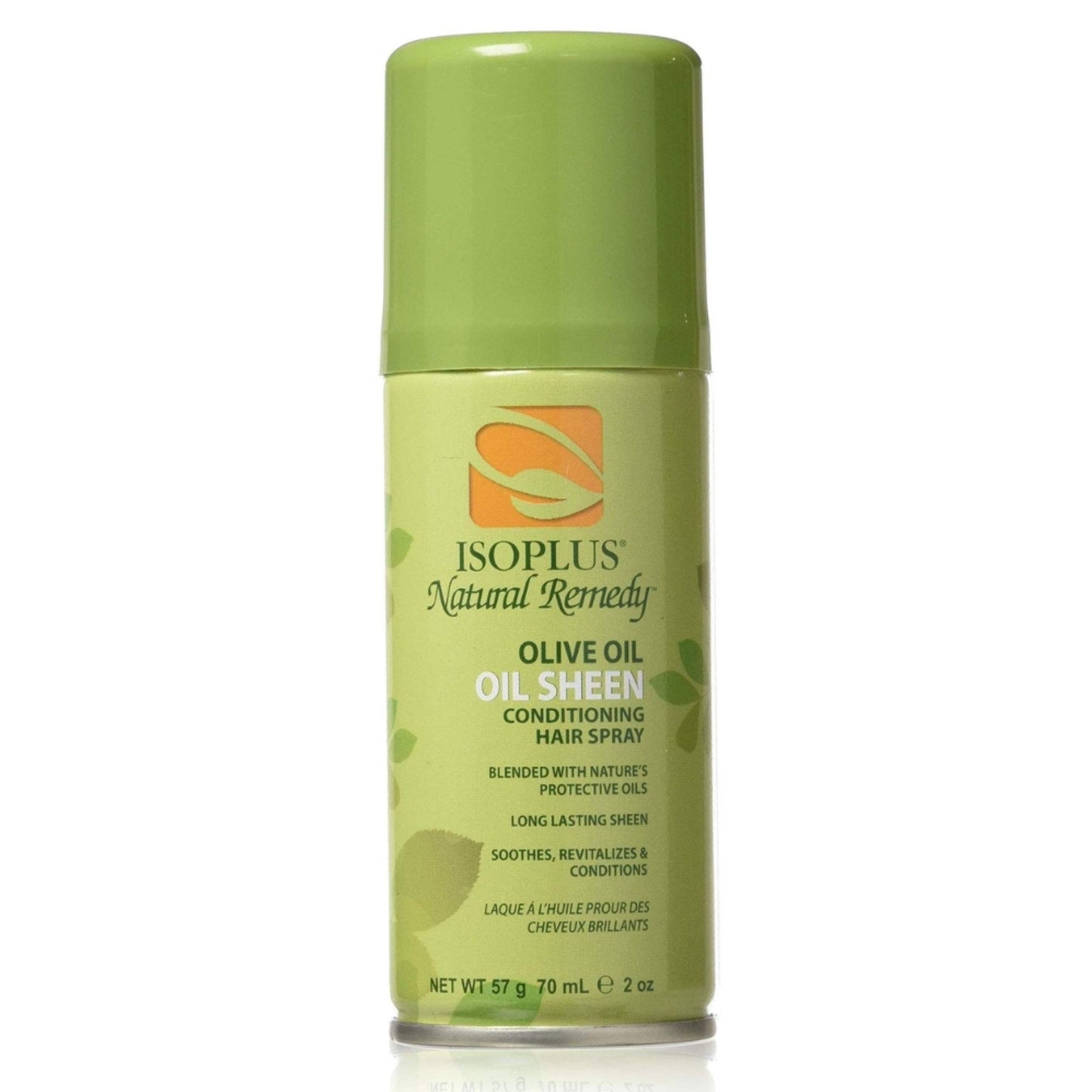 Isoplus Natural Remedy Olive Oil Sheen Hair Spray 2 Oz.