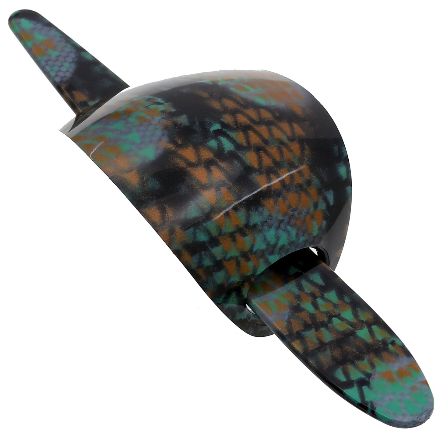 Camila Paris CP3243 French Hair Bun Holder Cover Cap Hair Updo, Turquoise, Hair Pin Thru, Strong Hold Grip Hair Clips for Women, No Slip and Durable
