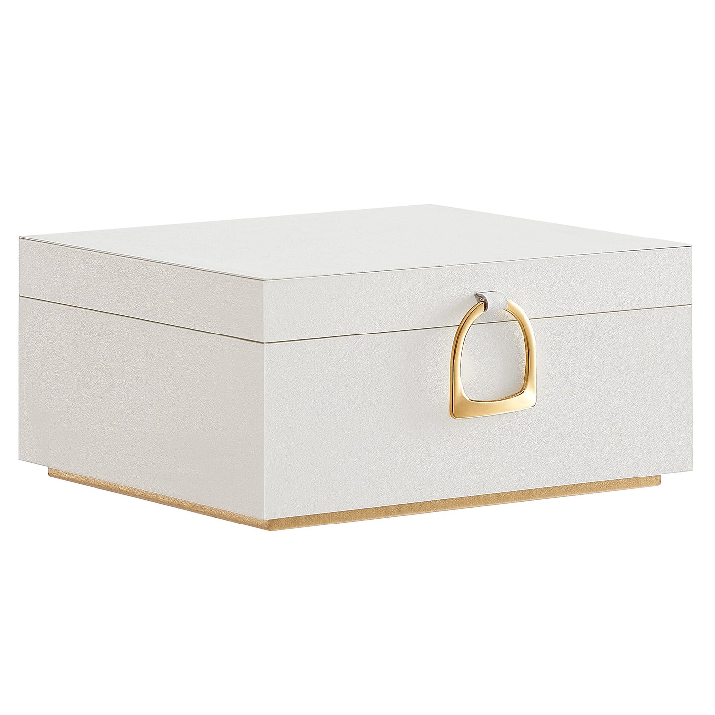SONGMICS 2-Layer Jewelry Box, Jewelry Organizer with Handle, Removable Jewelry Tray, Jewelry Storage, Floating Effect, 8.1 x 9.4 x 4.3 Inches, Gift…