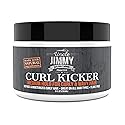 Uncle Jimmy Curl-Kicker Hair Cream for Men - Medium Hold Forming Cream - Flake Free Hair Styling Cream with Black Seed Oil and Honey 8 Fl Oz