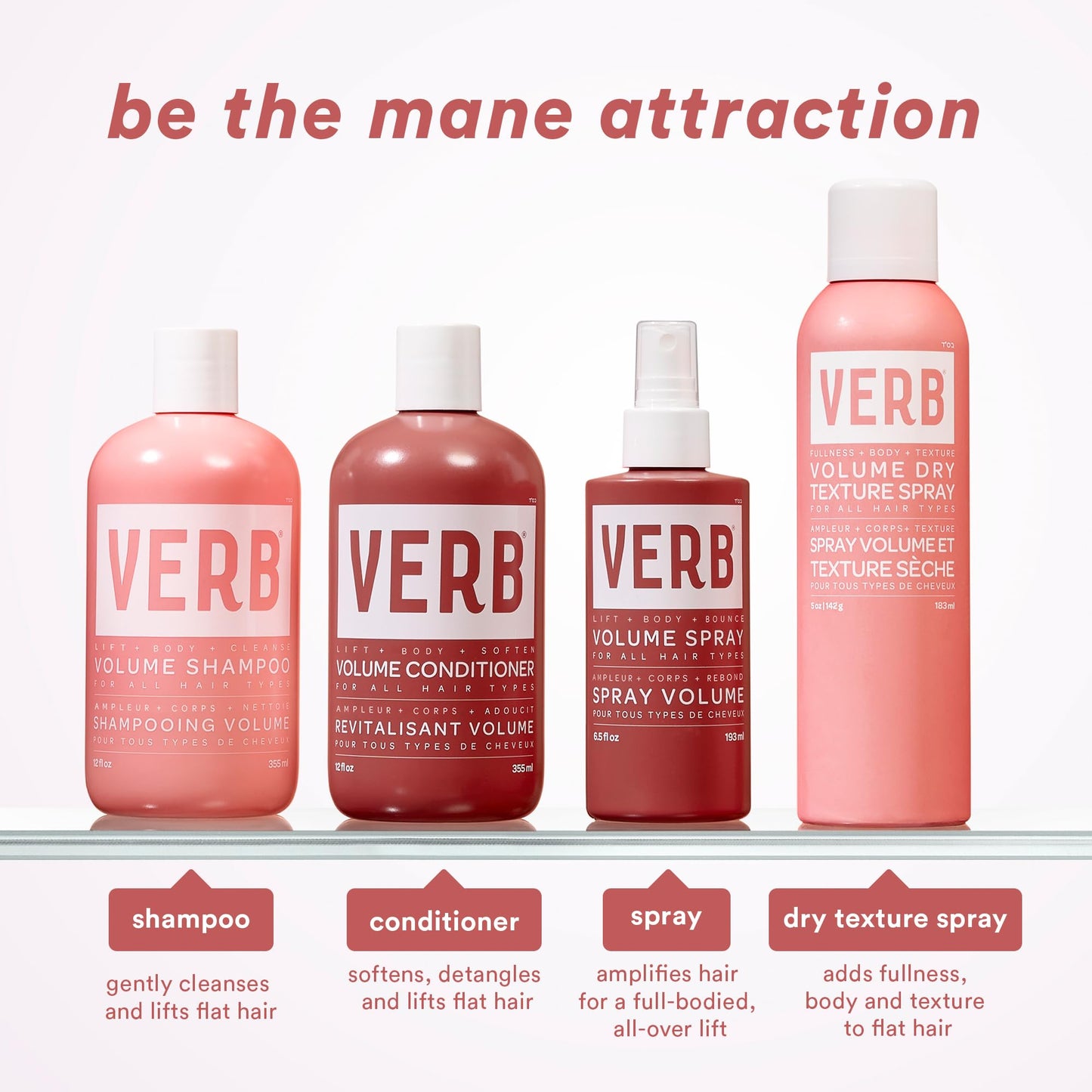 VERB Volume Dry Texture Spray, 5 oz- Boosts Volume, Adds Fullness & Weightless Grit -No Parabens, Gluten or Harmful Sulfates Beauty and Personal Care VERB