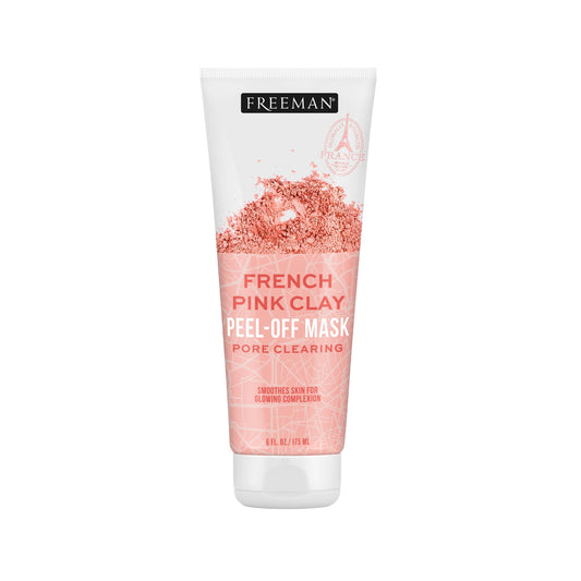 Freeman Exotic Blends Pore Clearing French Pink Clay Peel Off Facial Mask, 6 fl.oz./175 mL Tube Beauty & Personal Care Freeman