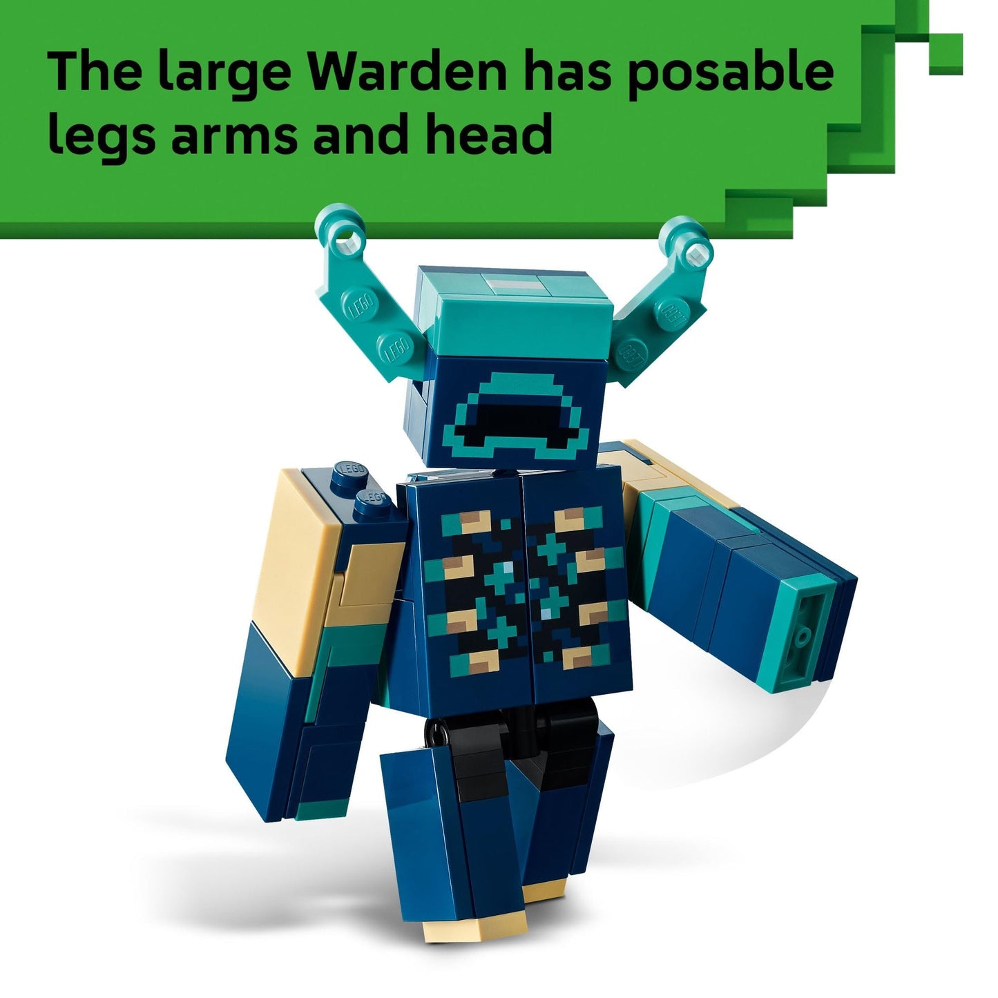 LEGO Minecraft The Warden Encounter Building Set with Silent Ranger Minifigure, Collectible Toy for Kids Ages 7+, Great Gift for Gamers, 21274
