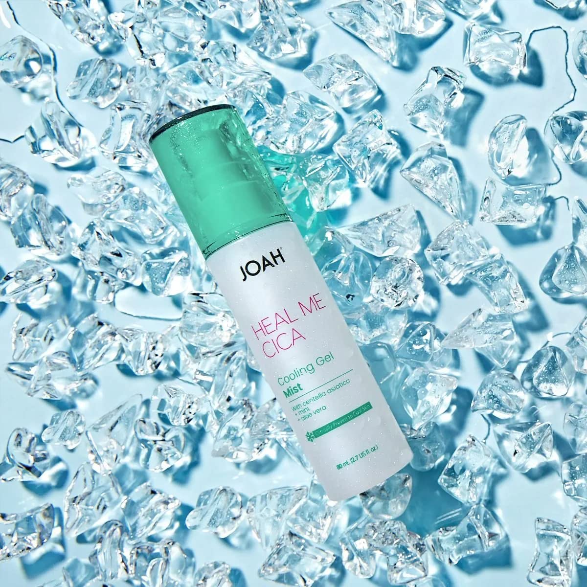 JOAH Heal Me CICA Cooling Gel Mist, Infused with Centella Asiatica, Mint, & Aloe Vera, Reduces Redness, Cools Skin, & Provides Deep Hydration, Cruelty