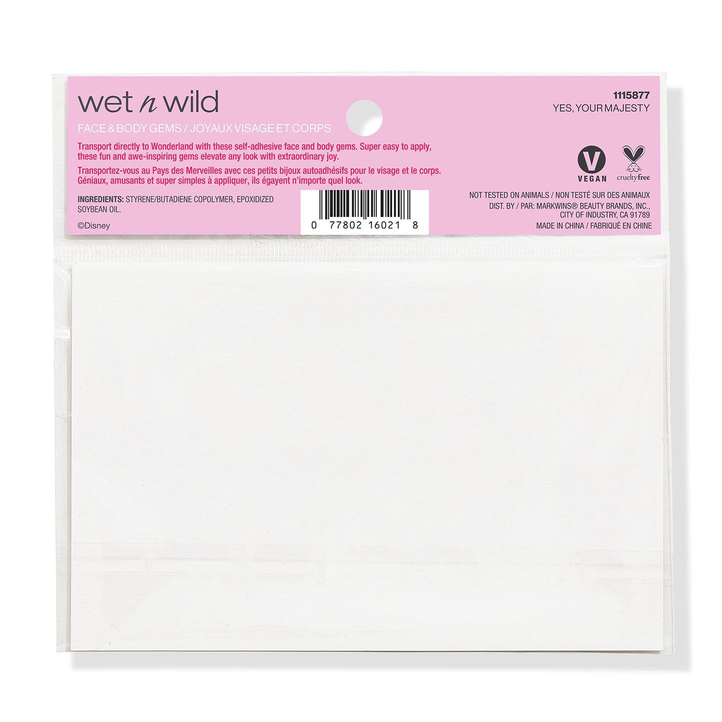 wet n wild Yes, Your Majesty Face & Body Gems Alice in Wonderland Collection