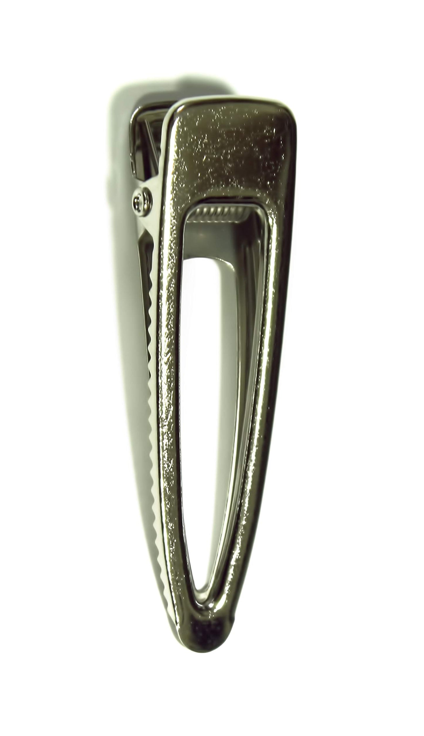 All in ONE Tear Drop Shape Hair Clips Metal Alligator Clips for DIY Craft (Silver - 20pcs)