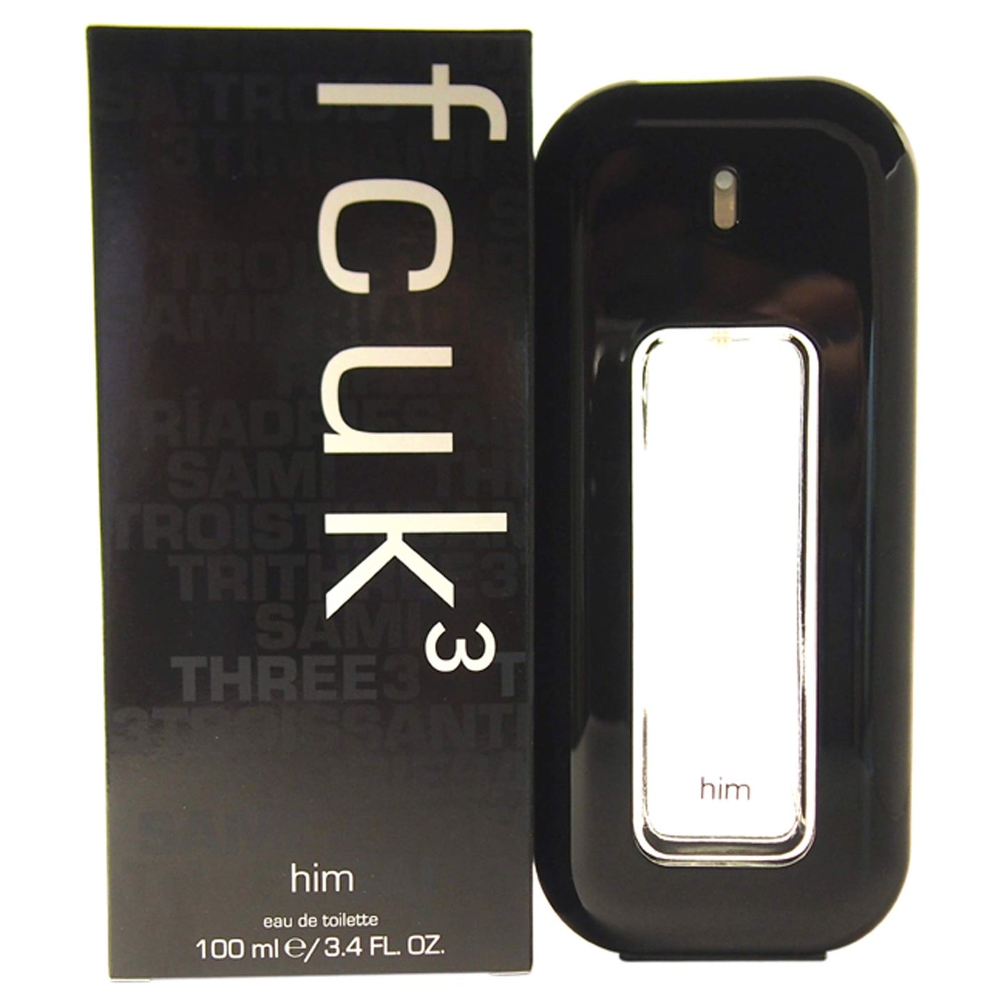 Fcuk 3 By French Connection Eau De Toilette Spray 3.4 Oz (Men) Beauty & Personal Care French Connection
