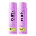 HASK Curl Care Shampoo & Conditioner Set | Coconut Oil, Argan Oil, Vitamin E, Curl Definition, Frizz Free Shine | Sulfate Free, Silicone Free, Cruelty