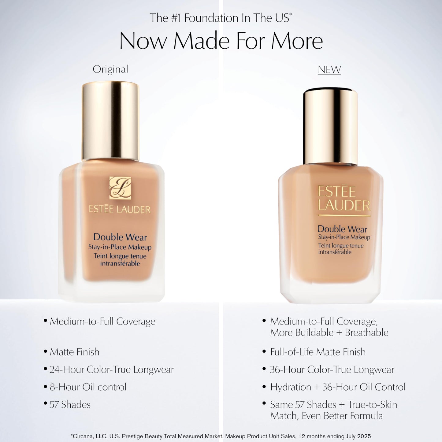 Estée Lauder Double Wear Stay-in-Place 24-Hour Long-Wear Matte Foundation Makeup | Original Formula 1 Fl Oz, 5N1.5 Maple