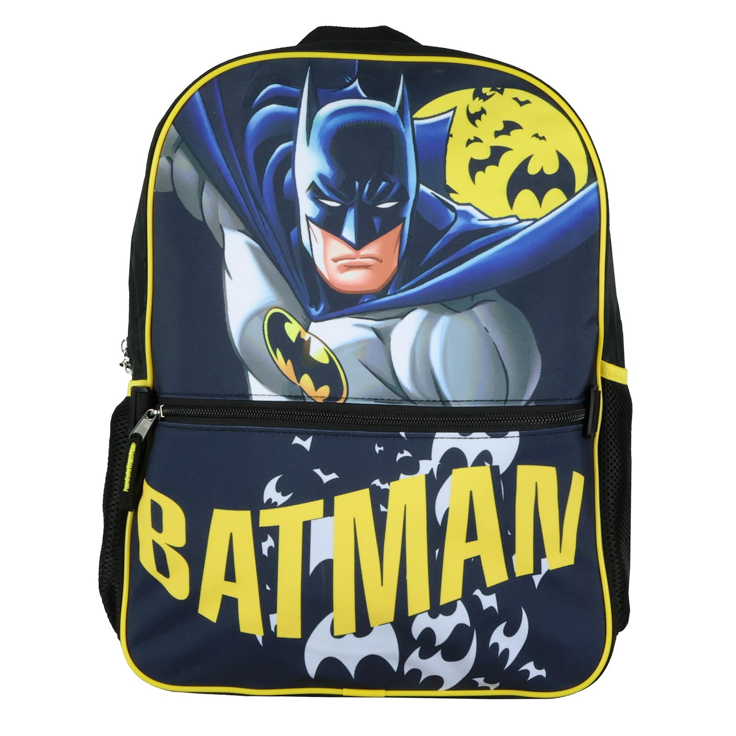 DC Comics Batman Backpack with Removable Bat Signal Insulated Lunch Box Tote Bag