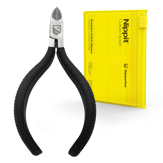 Harperton Cuticle Trimmer - Full Jaw Nipper and Trimmer, Non-Slip Cuticle Nipper Stainless Steel Cutter Fingernails and Toenails Beauty & Personal Care Harperton