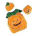 Pumpkin Jack-O-Lantern Outfit Teddy Bear Clothes Outfit Fits Most 14"-18" Build-A-Bear and Make Your Own Stuffed Animals