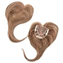 ADD-ON CROWN Human Hair/HF Synthetic Blend Topper by Envy, 5PC Bundle: Topper, 4oz Mara Ray Luxury Shampoo & Conditioner, Wide Tooth Comb, and 19 Page