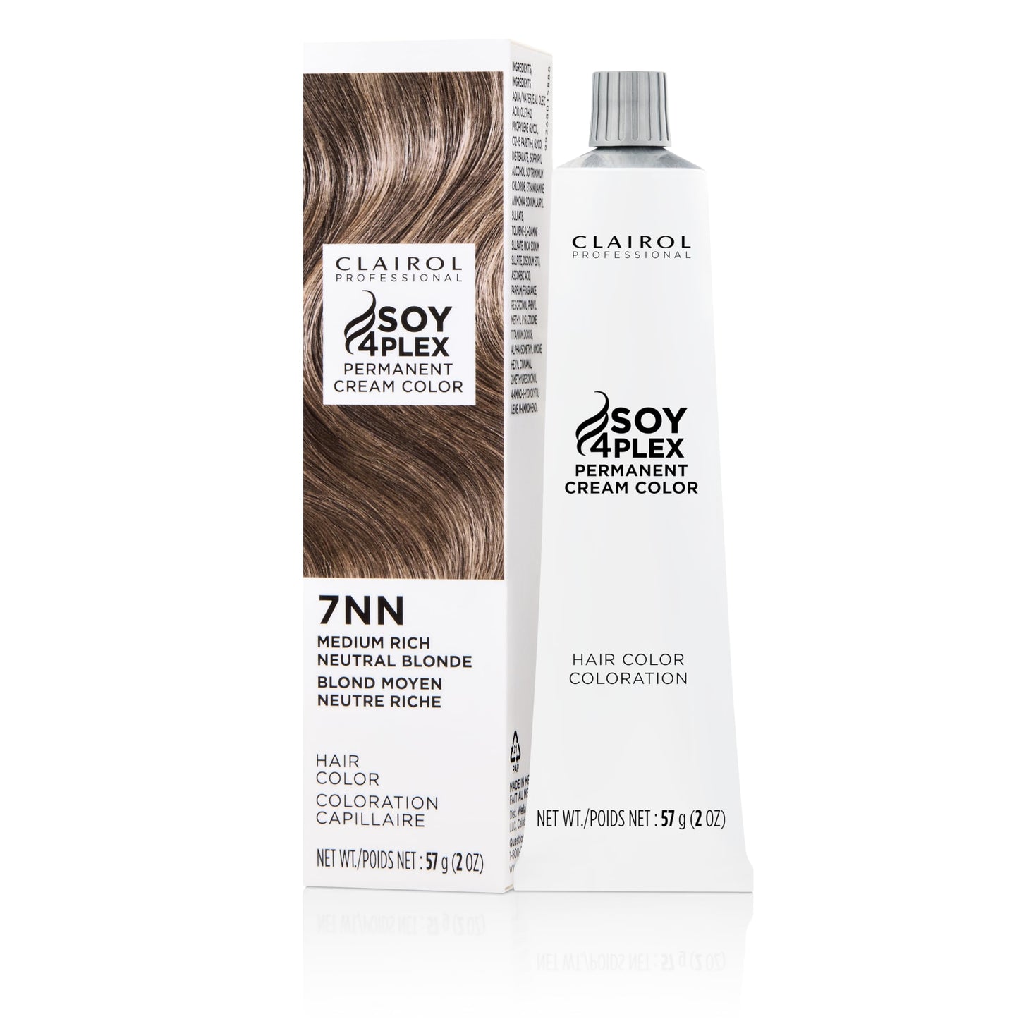 Clairol Professional Crème Permanente, 7nn Med Neutral Blonde, 2 oz. - Packaging May Vary