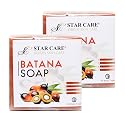 STAR CARE Batana Soap 3.5oz (100g) (2 Pack) - Natural Moisturizing Bar with Pure Batana Oil - For Hair Growth, Skin Hydration & Anti-Aging - Organic Beauty & Personal Care STAR CARE